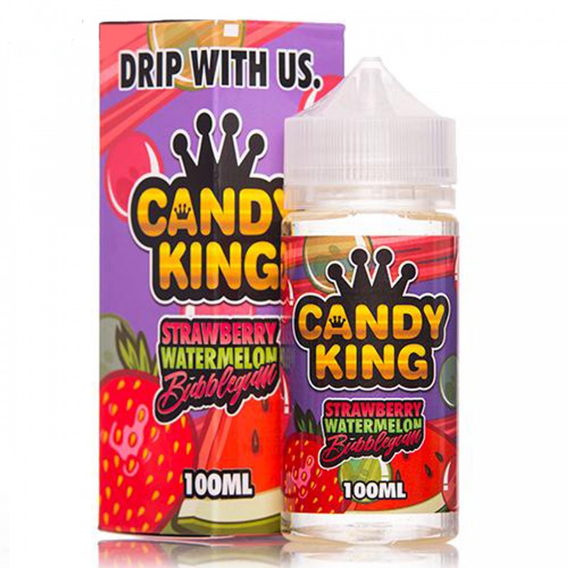 Strawberry Watermelon Bubblegum By Candy King - 10...