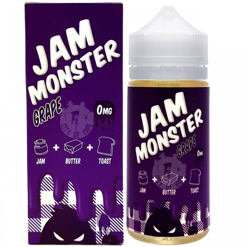 GRAPE BY JAM MONSTER | 100 ML GRAPE FLAVOR E-LIQUI...