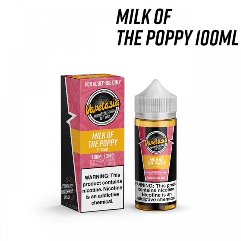 MILK OF THE POPPY BY VAPETASIA E-LIQUID | 100 ML S...