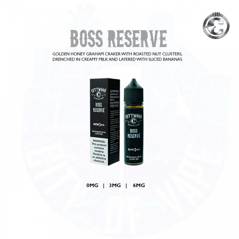 BOSS RESERVE BY CUTTWOOD | 60 ML NUTS GRAHAM CRACK...