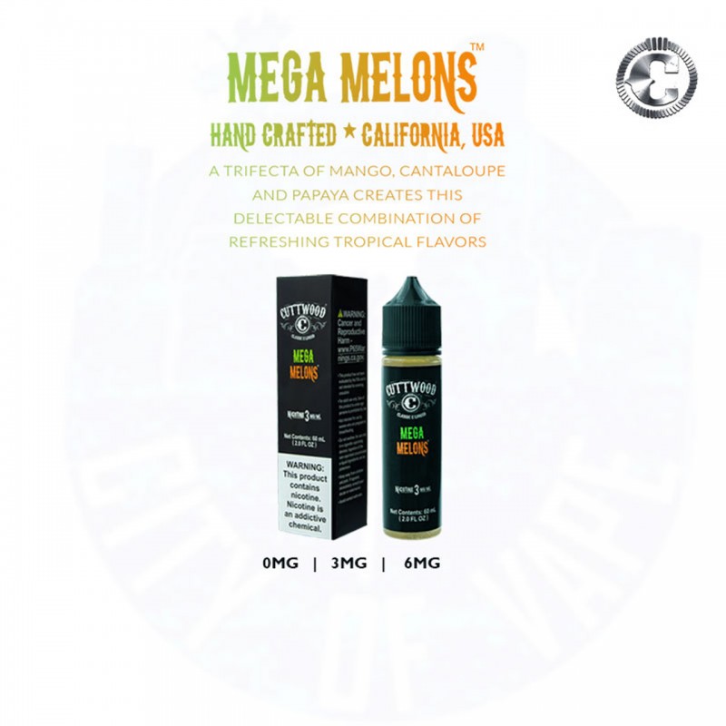 MEGA MELONS BY CUTTWOOD | 60 ML CANTALOUPE MANGO P...