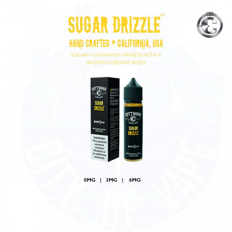 SUGAR DRIZZLE BY CUTTWOOD | 60 ML CINNAMON SUGAR C...