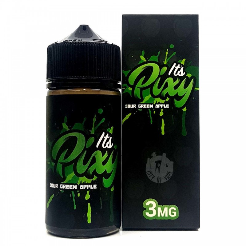 Sour Green Apple By It's Pixy E-Liquid | Shijin Vapor | 100 ML