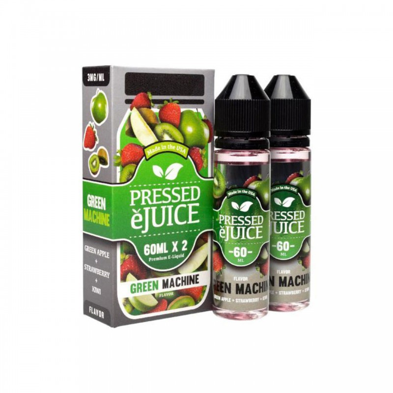 GREEN MACHINE BY PRESSED E-JUICE | 120 ML GREEN AP...