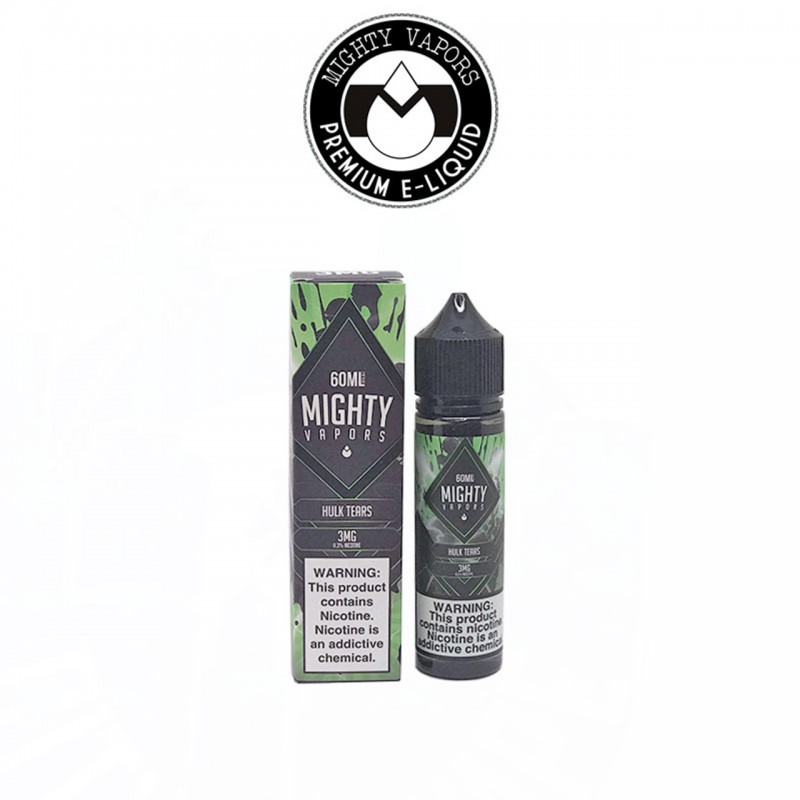 HULK TEARS BY MIGHTY VAPORS | 60 ML SOUR WATERMELON APPLE CANDY & BERRIES FLAVOR E-LIQUID