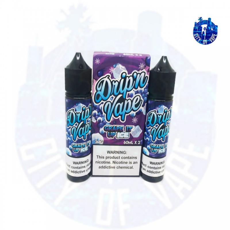 Grape It Up ICE By Drip'N Vape | 120 ML E-Liq...