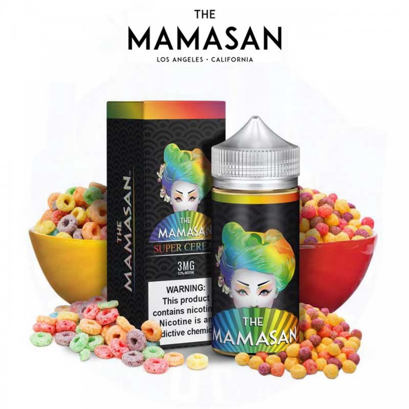 SUPER CEREAL BY THE MAMASAN | 100 ML CEREAL CREAM MILK FLAVOR E-LIQUID