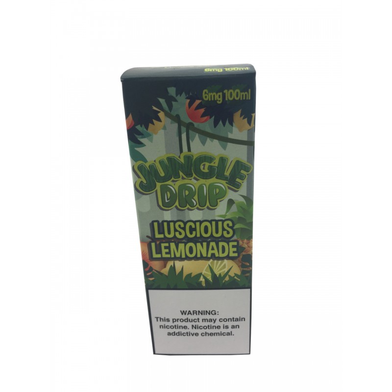 LUSCIOUS LEMONADE BY JUNGLE DRIP | 100 ML SOUR LEMON PINEAPPLE PEACH FLAVOR E-LIQUID