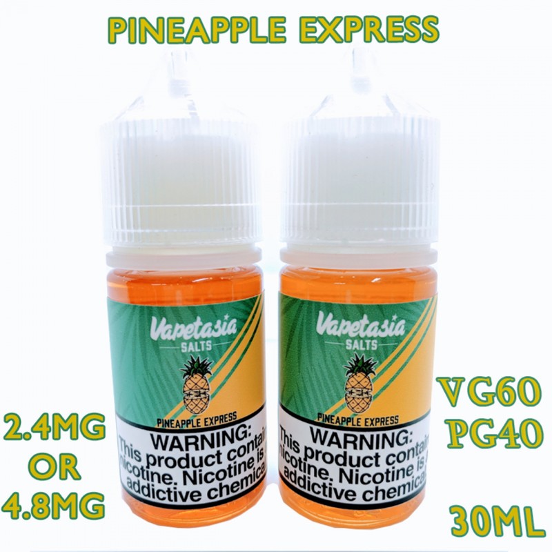 PINEAPPLE EXPRESS BY VAPETASIA SALTS | 30 ML PINEAPPLE FLAVOR SALT NICOTINE