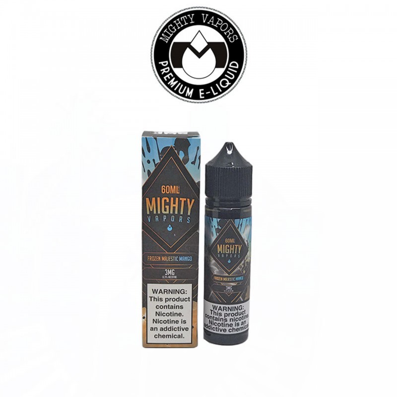 FROZEN MAJESTIC MANGO BY MIGHTY VAPORS | 60 ML MANGO MENTHOL FLAVOR E-LIQUID