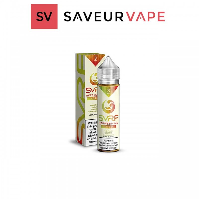 SVRF REFRESHING ICED BY SAVEURVAPE | 60 ML MENTHOL...