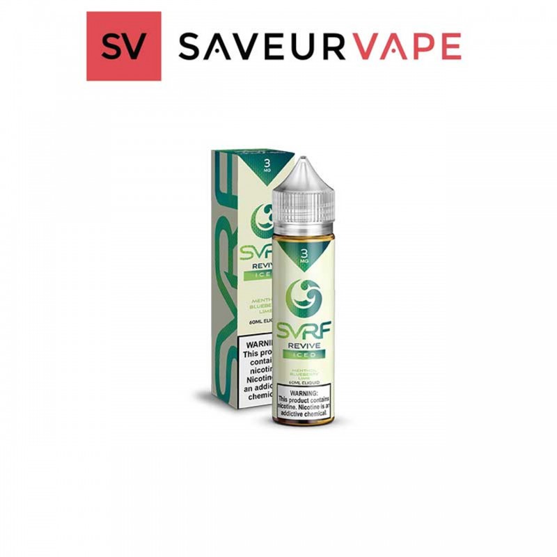 SVRF REVIVE ICED BY SAVEURVAPE | 60 ML MENTHOL BLU...