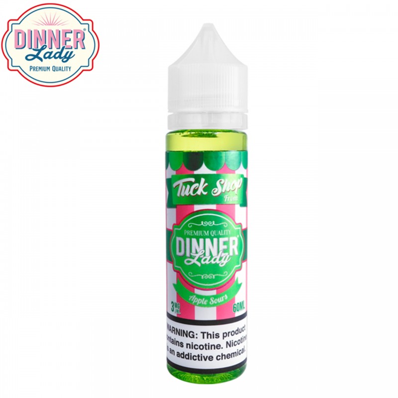 TUCK SHOP APPLE SOURS BY DINNER LADY | 60 ML E-LIQ...