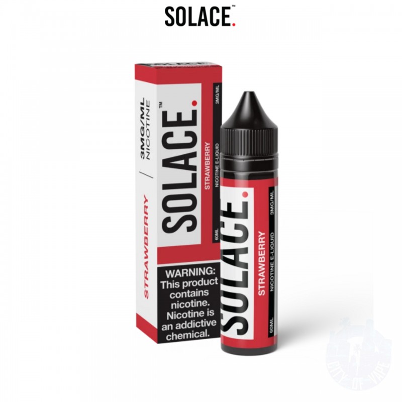 STRAWBERRY BY SOLACE VAPOR | 60 ML E-LIQUID