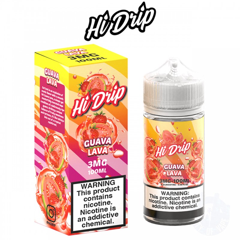 GUAVA LAVA BY HI DRIP E-LIQUID | 100 ML GUAVA &...