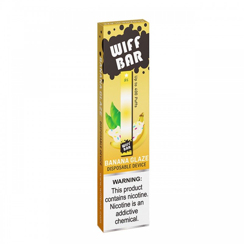 2 FOR $4.99 | WIFF BAR DISPOSABLE DEVICE | 8 FLAVORS 5% NICOTINE 400 PUFFS 1.3 ML E-LIQUID