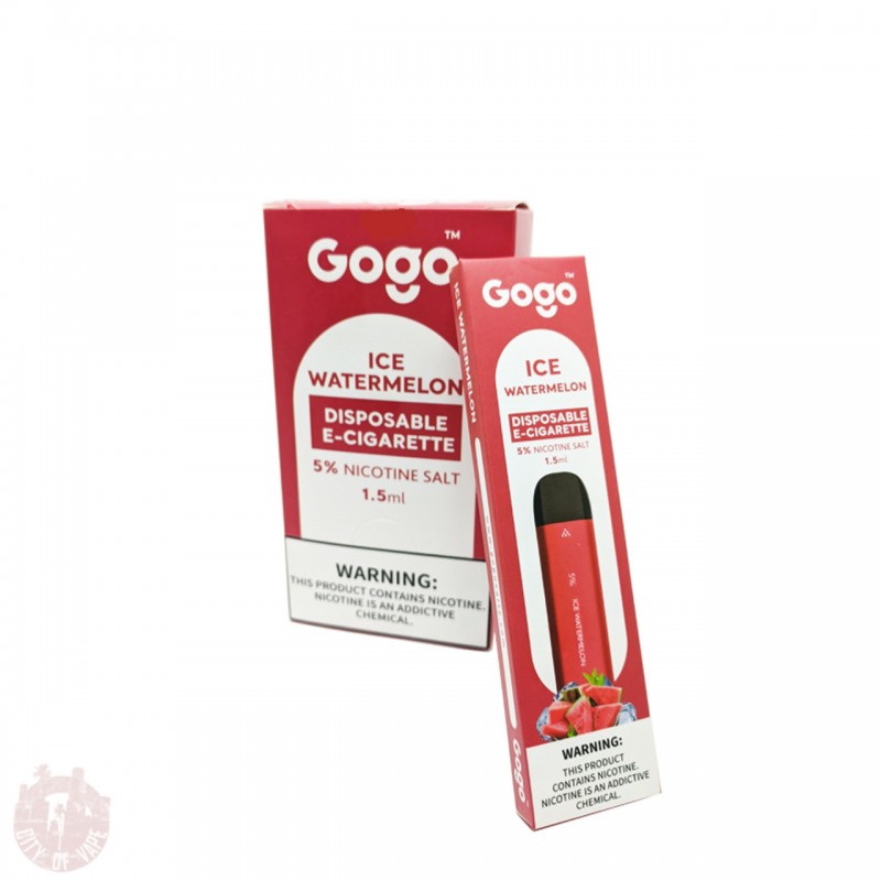 GOGO DISPOSABLE E-CIGARETTE 5% NICOTINE SALT 1.5 ML 400 PUFFS