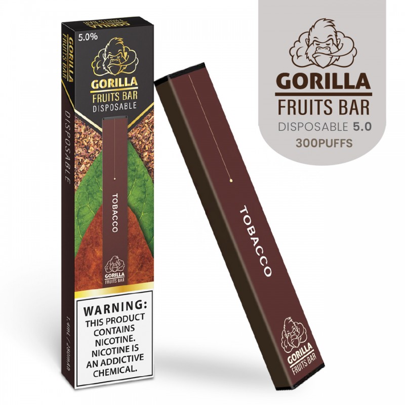 GORILLA FRUITS BAR DISPOSABLE DEVICE 5.0% NICOTINE 300 PUFFS