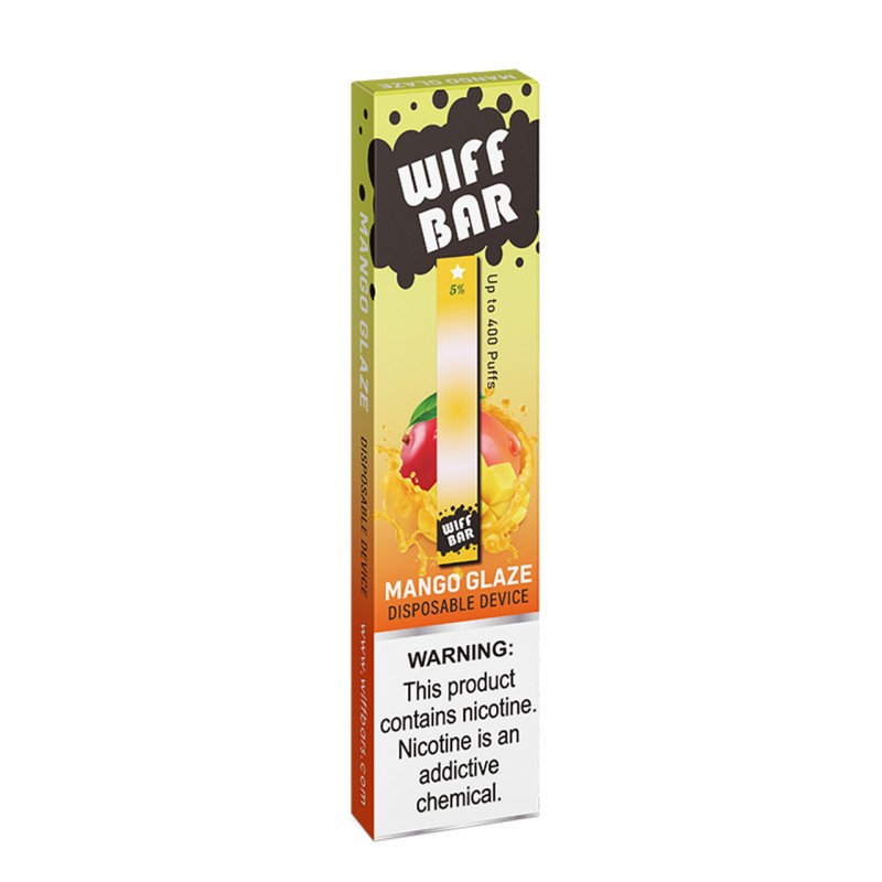 2 FOR $4.99 | WIFF BAR DISPOSABLE DEVICE | 8 FLAVORS 5% NICOTINE 400 PUFFS 1.3 ML E-LIQUID