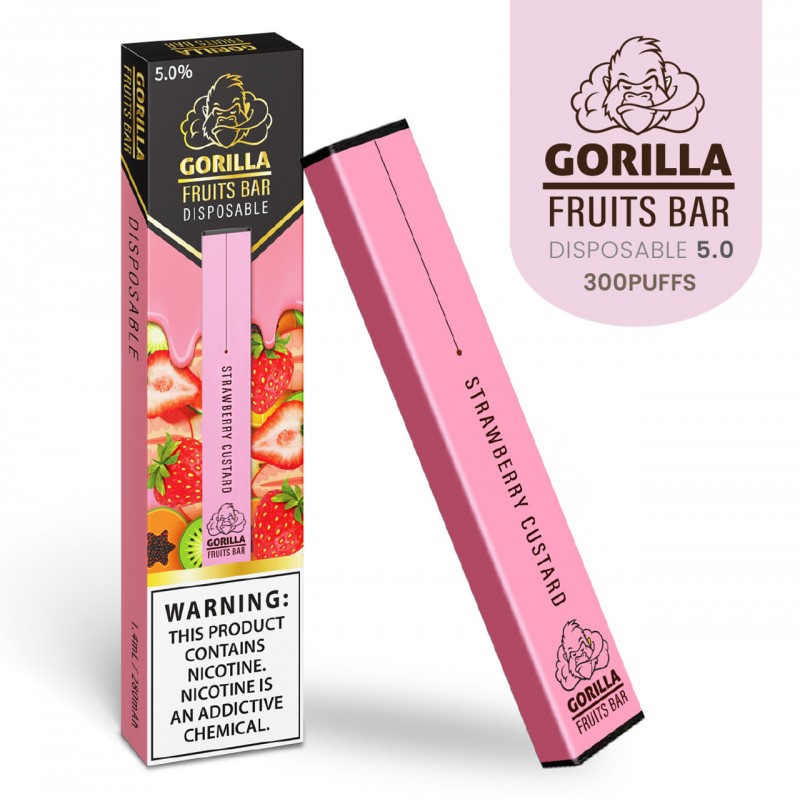 GORILLA FRUITS BAR DISPOSABLE DEVICE 5.0% NICOTINE 300 PUFFS