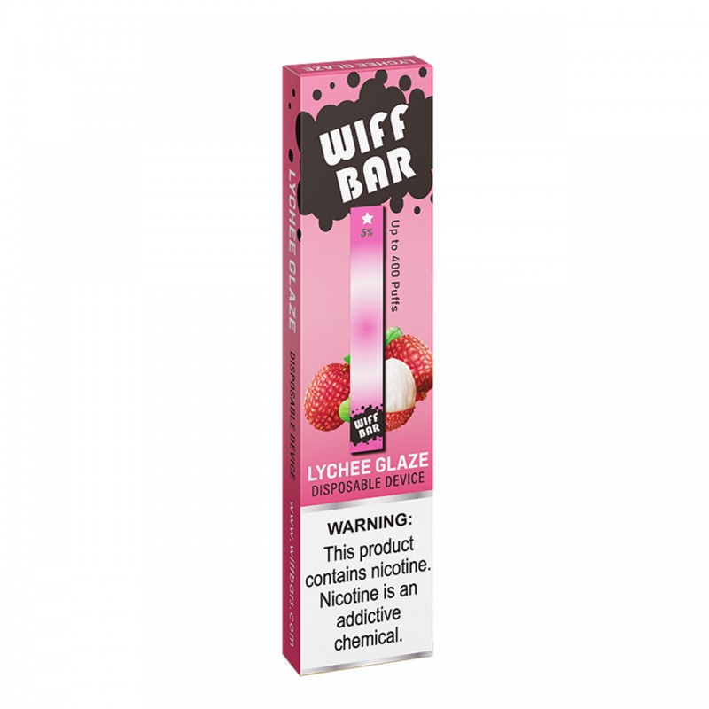 2 FOR $4.99 | WIFF BAR DISPOSABLE DEVICE | 8 FLAVORS 5% NICOTINE 400 PUFFS 1.3 ML E-LIQUID