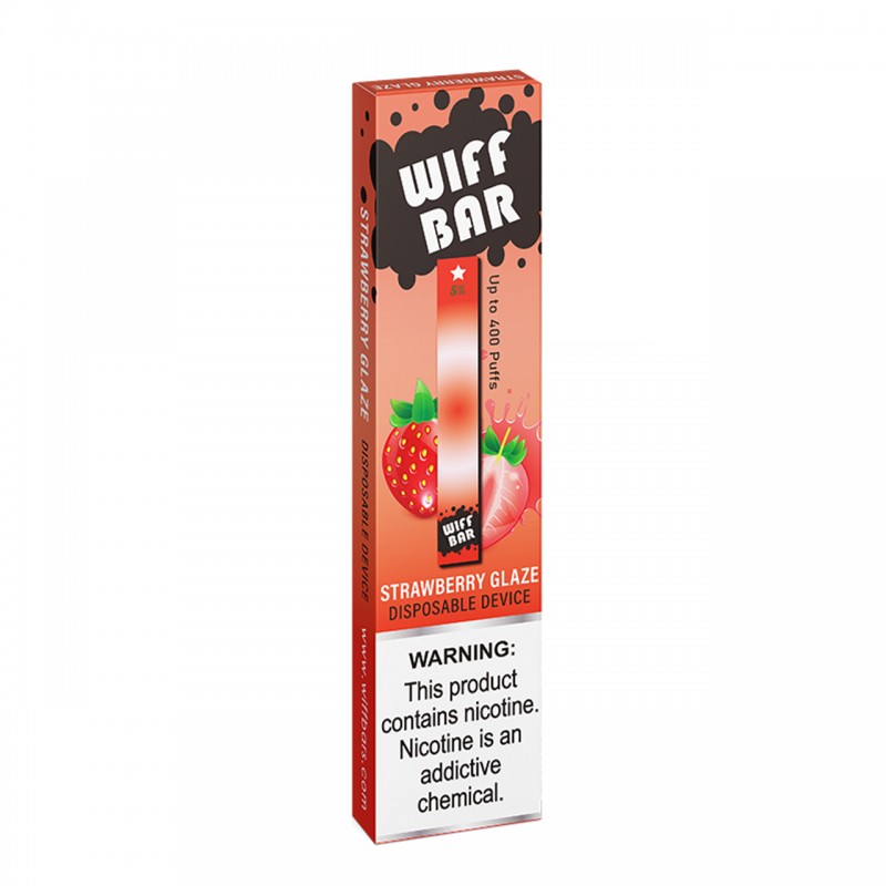 2 FOR $4.99 | WIFF BAR DISPOSABLE DEVICE | 8 FLAVORS 5% NICOTINE 400 PUFFS 1.3 ML E-LIQUID