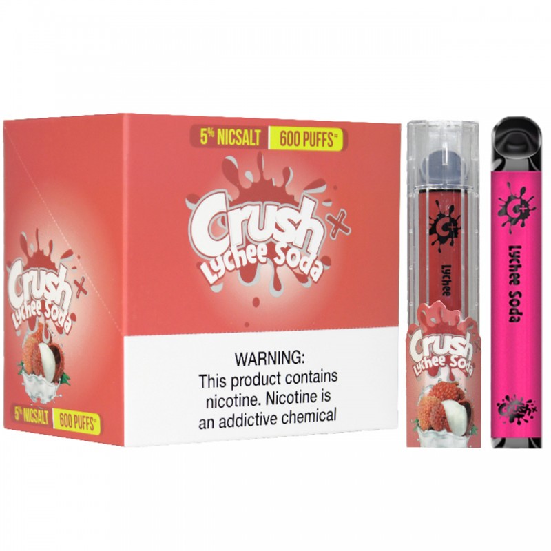 CRUSH DISPOSABLE DEVICE | 5% NICSALT | 600 PUFFS