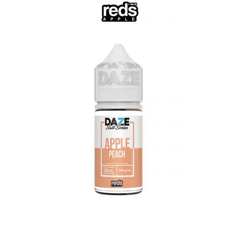 PEACH BY REDS APPLE NICOTINE SALTS | 7 DAZE E-LIQUID | 30 ML SALT NICOTINE