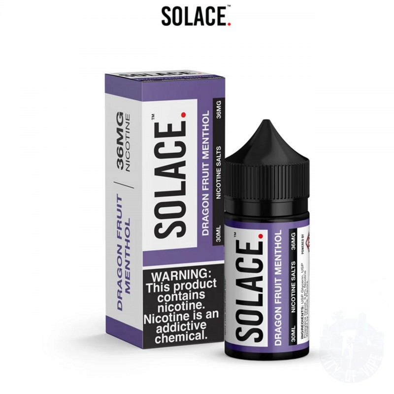 DRAGON FRUIT MENTHOL BY SOLACE VAPOR | 30 ML SALT ...