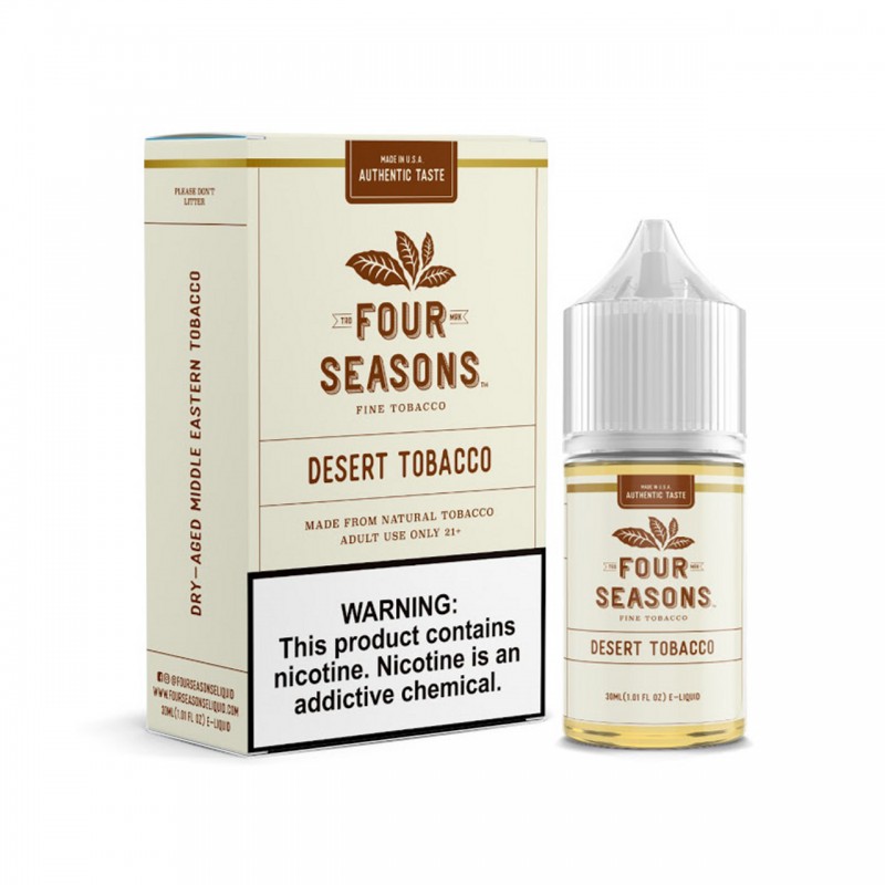 DESERT TOBACCO BY FOUR SEASONS | 30 ML DRY-AGED MIDDLE EASTERN TOBACCO FLAVOR