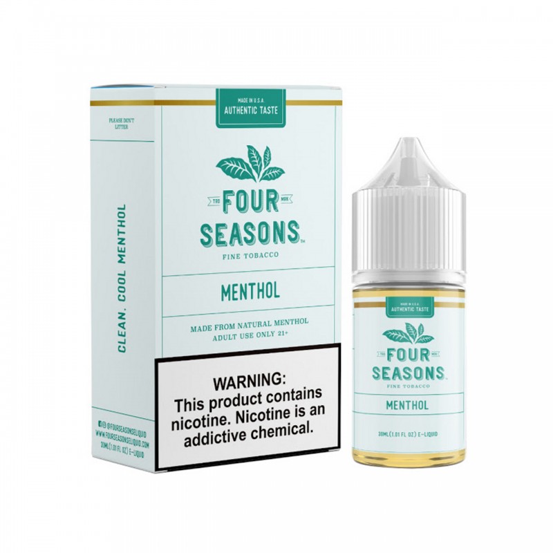 MENTHOL BY FOUR SEASONS | 30 ML CLEAN COOL MENTHOL FLAVOR