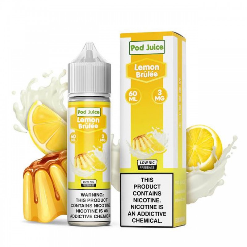 LEMON BRULEE BY POD E-LIQUID | 60 ML