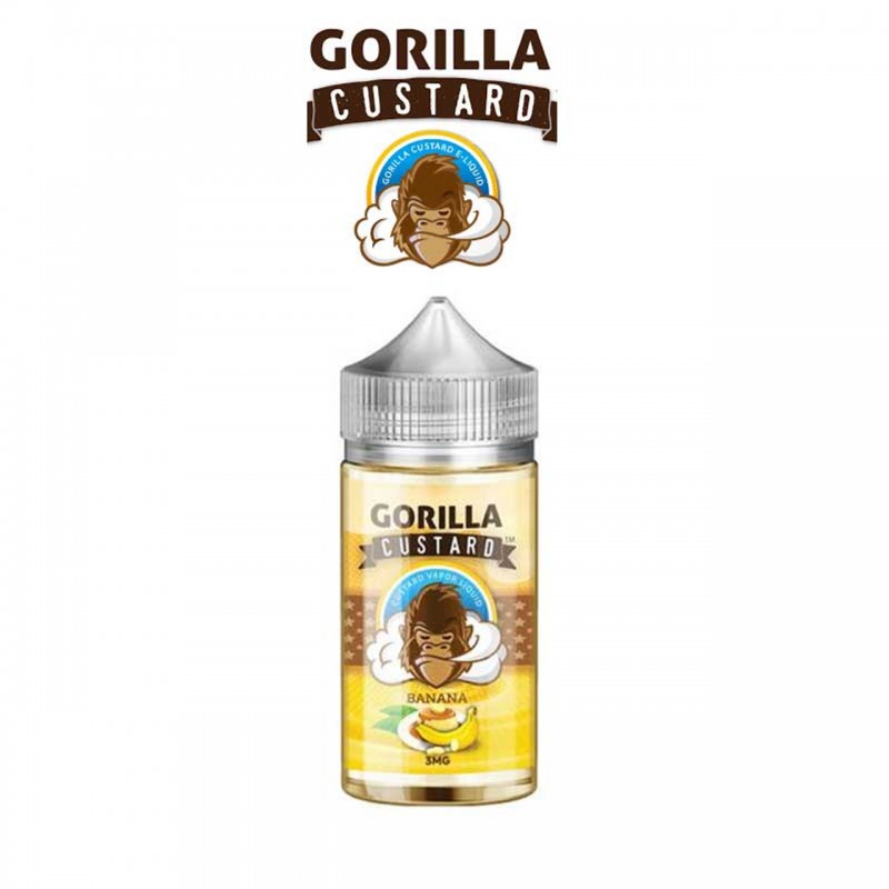 BANANA BY GORILLA CUSTARD | 100 ML BANANA FLAVOR E-LIQUID