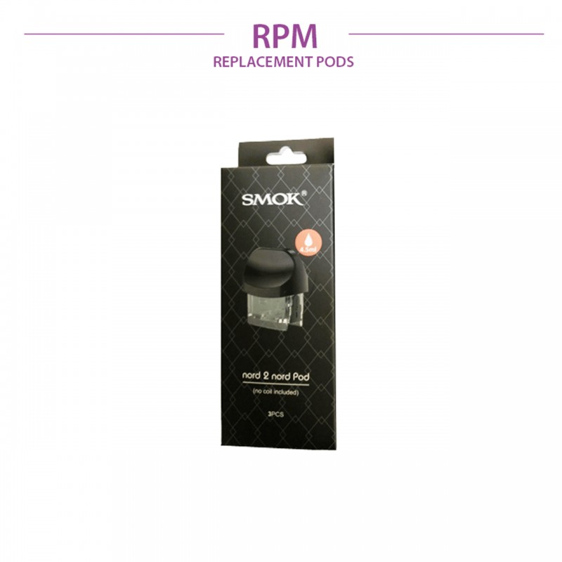 SMOK RPM REPLACEMENT PODS | 3 PODS PER PACK